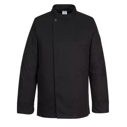 Surrey séf kabát L/S PW_C835BKRXXL Fekete - XXL méret