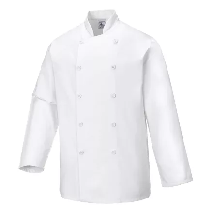 Sussex séfkabát L/S  PW_C836WHRXS Fehér - XS méret