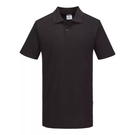 WX2 PÓLÓING S/S PW_CD812BKRM Fekete - M méret
