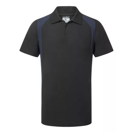 WX2 PÓLÓING S/S PW_CD812BNRL Fekete/Navy - L méret