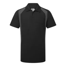   WX2 PÓLÓING S/S PW_CD812BYRXXXL Fekete/Szürke - XXXL méret