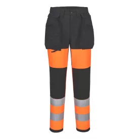   WX2 Eco Hi-Vis női 1. osztályú Stretch nadrág WX2 Eco Hi-Vis női nadrág PW_CD847OBR34 Narancs/Fekete - 34 méret