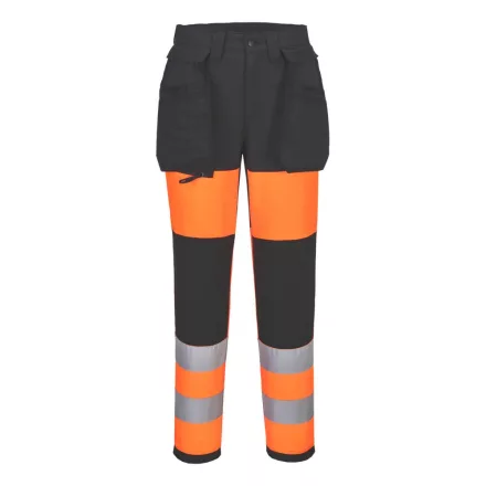 WX2 Eco Hi-Vis női 1. osztályú Stretch nadrág WX2 Eco Hi-Vis női nadrág PW_CD847OBR34 Narancs/Fekete - 34 méret