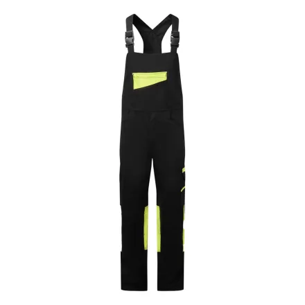 WX2 Eco Stretch kantáros nadrág PW_CD850KYRXL Fekete/Sárga - XL méret