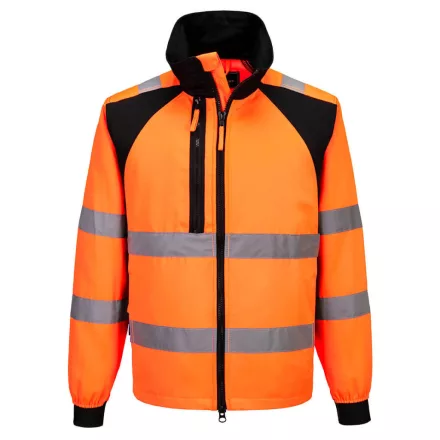 WX2 Eco Hi-Vis Work kabát  PW_CD861OBRM Narancs/Fekete - M méret
