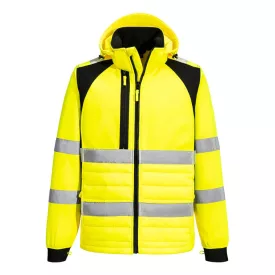   WX2 Eco Hi-Vis hibrid kabát PW_CD863YBRL Sárga/Fekete - L méret