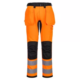   WX2 Hi-Vis nadrág lezippzározható lengőzsebbel PW_CD889OBR38 Narancs/Fekete - 38 méret