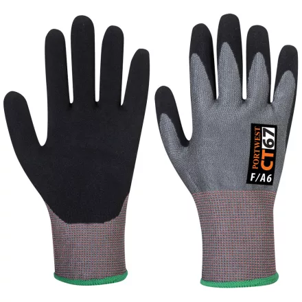 CS CUT F13 nitril PW_CT67G8RL Szürke/Fekete - L méret