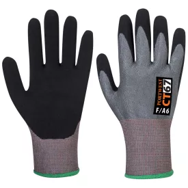 CS CUT F13 nitril PW_CT67G8RM Szürke/Fekete - M méret