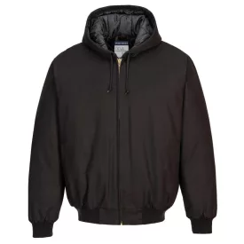   steppelt bélésű kapucnis kabát PW_DC801BKRXL Fekete - XL méret