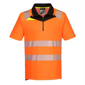   DX4 Hi-Vis póló S/S PW_DX412OBR4XL Narancs/Fekete - 4XL méret