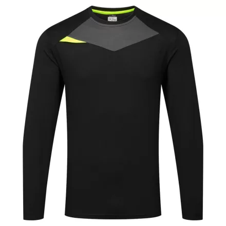 DX4 hosszú ujjú póló L/S PW_DX415BKRXXL Fekete - XXL méret