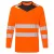 DX4 Hi-Vis hosszú ujjú póló L/S PW_DX416OBRL Narancs/Fekete - L méret
