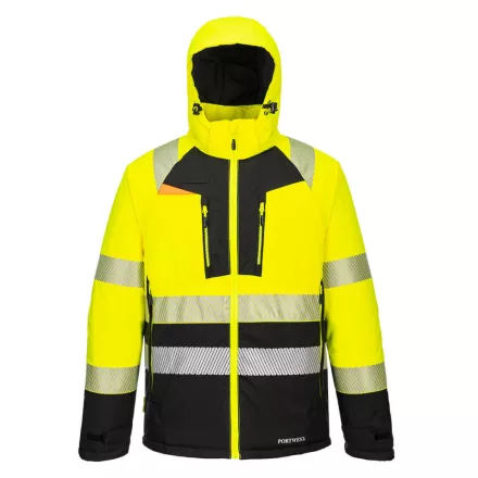 DX4 Hi-Vis Class 2 télikabát PW_DX430YBRS Sárga/Fekete - S méret