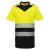 DX4 Hi-Vis Class 1 póló S/S PW_DX434YBR4XL Sárga/Fekete - 4XL méret