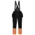 DX4 Hi-Vis 1. osztályú téli kantáros nadrág PW_DX437OBRXXXL Narancs/Fekete - XXXL méret