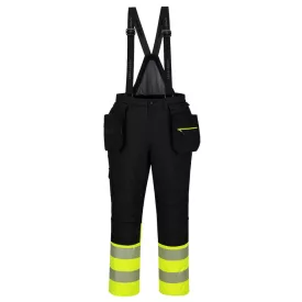   DX4 Hi-Vis 1. osztályú téli kantáros nadrág PW_DX437YBRXXXL Sárga/Fekete - XXXL méret