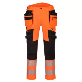   DX4 Hi-Vis nadrág lezippzározható lengőzsebbel PW_DX442OBR30 Narancs/Fekete - 30 méret