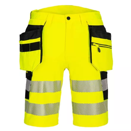 DX4 Hi-Vis Holster rövidnadrág PW_DX446YBR32 Sárga/Fekete - 32 méret