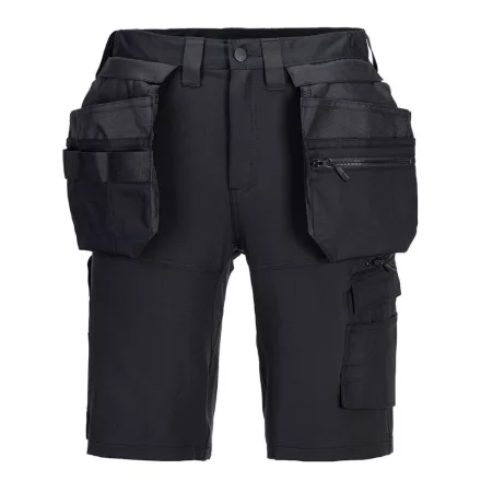 DX4 Hi-Vis Craft rövidnadrág PW_DX451BKR41 Fekete - 41 méret