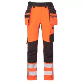   DX4 Hi-Vis nadrág lezippzározható lengőzsebbel PW_DX454OBR30 Narancs/Fekete - 30 méret