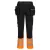 DX4 Hi-Vis nadrág lezippzározható lengőzsebbel PW_DX457OBR32 Narancs/Fekete - 32 méret