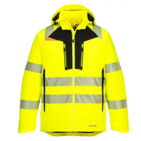  DX4 Hi-Vis Téli kabát PW_DX461YBR5XL Sárga/Fekete - 5XL méret