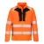DX4 Hi-Vis Hybrid Baffle kabát PW_DX473OBRS Narancs/Fekete - S méret