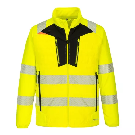 DX4 Hi-Vis Hybrid Baffle kabát PW_DX473YBRL Sárga/Fekete - L méret