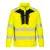 DX4 Hi-Vis Hybrid Baffle kabát PW_DX473YBRS Sárga/Fekete - S méret