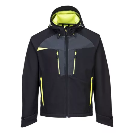 DX4 Softshell Kabát (3L) PW_DX474BKRXXL Fekete - XXL méret