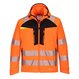   DX4 Hi-Vis Softshell (3L) PW_DX475OBR4XL Narancs/Fekete - 4XL méret