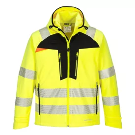   DX4 Hi-Vis Softshell (3L) PW_DX475YBR5XL Sárga/Fekete - 5XL méret