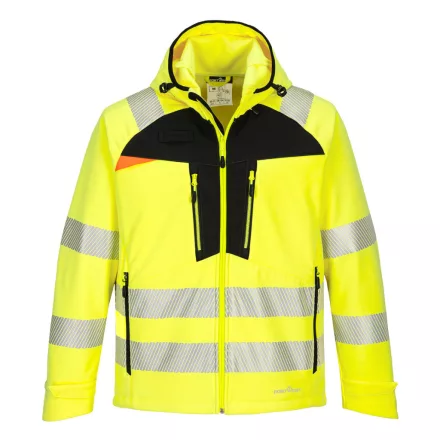 DX4 Hi-Vis Softshell (3L) PW_DX475YBRL Sárga/Fekete - L méret