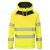 DX4 Hi-Vis kapucnis pulóver PW_DX483YBRM Sárga/Fekete - M méret