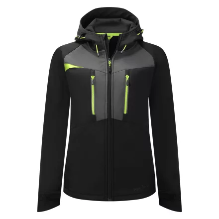 DX4 női softshell (3L) PW_DX486BKRXS Fekete - XS méret