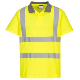   Eco Hi-Vis S/S póló (6-os csomag) PW_EC10YERXL Sárga - XL méret
