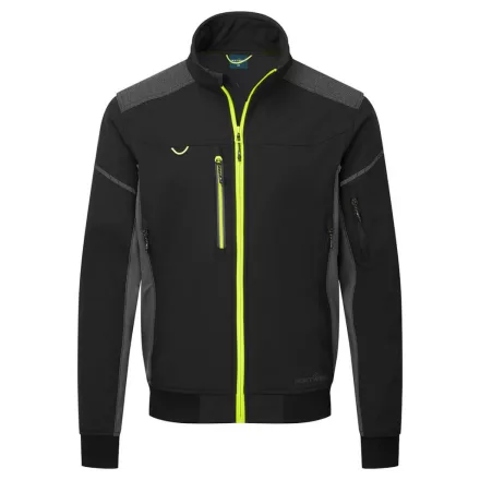 EV4 Softshell bomber dzseki (3L) PW_EV464BKRL Fekete - L méret