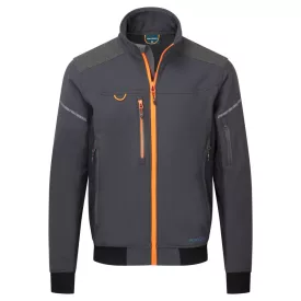   EV4 Softshell bomber dzseki (3L) PW_EV464MGTXXL Mole szürke - XXL méret