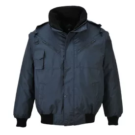 4 az 1-ben Bomber dzseki PW_F465NARXXL Navy - XXL méret