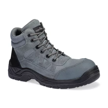 Kompozit textil és hasított bőr cipő S1 SR FO PW_FC20MGR39 Mole szürke - 39 méret