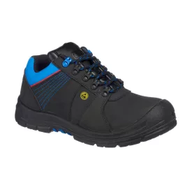   Portwest Compositelite Protector biztonsági cipő S3 ESD HRO PW_FD27BKB44 Fekete/Kék - 44 méret