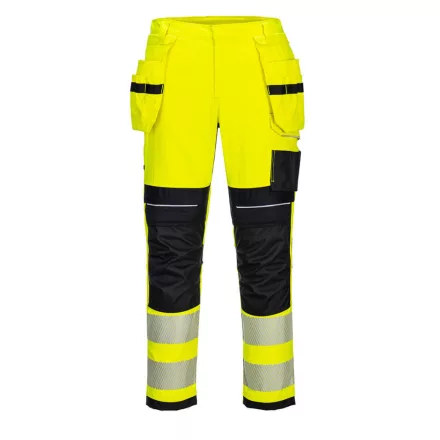 PW3 FR Modaflame Hi-Vis lengőzsebes nadrág PW_FR407YBR38 Sárga/Fekete - 38 méret