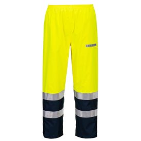   Bizflame Rain+ Hi-Vis Light Arc nadrág PW_FR410YNRXXXL Sárga/Navy - XXXL méret