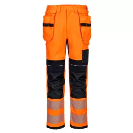   PW3 FR Modaflame HVO lengőzsebes lángálló nadrág  PW_FR415OBR28 Narancs/Fekete - 28 méret