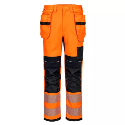 PW3 FR Modaflame HVO lengőzsebes lángálló nadrág  PW_FR415OBR33 Narancs/Fekete - 33 méret