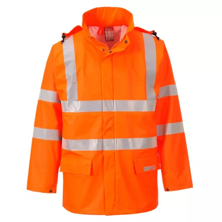 Sealtex Flame Hi-Vis lángálló esőkabát PW_FR41ORRXXL Narancs - XXL méret