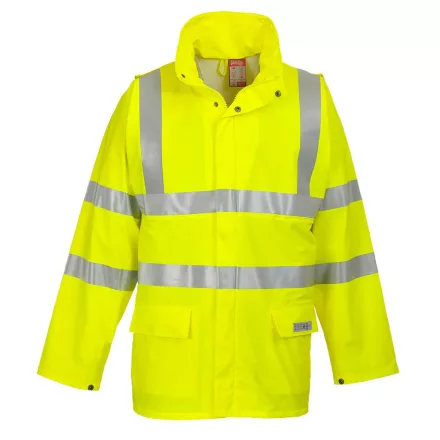 Sealtex Flame Hi-Vis lángálló esőkabát PW_FR41YER5XL Sárga - 5XL méret