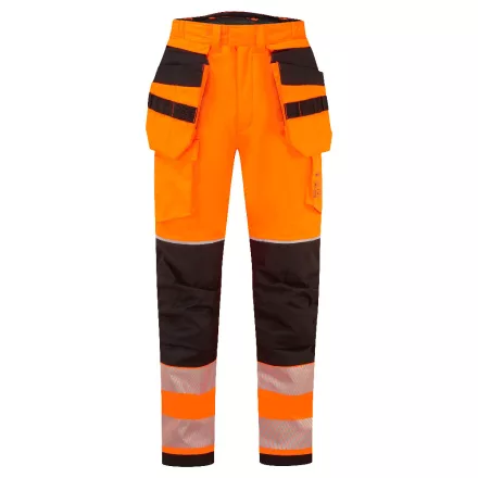 PW3 FR Modaflame Hi-Vis lengőzsebes téli nadrág  PW_FR427OBRXL Narancs/Fekete - XL méret