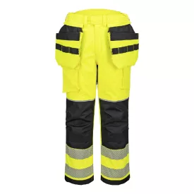   PW3 FR Modaflame Hi-Vis lengőzsebes téli nadrág  PW_FR427YBRL Sárga/Fekete - L méret